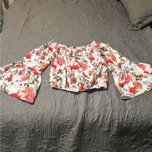 Women’s flower print top